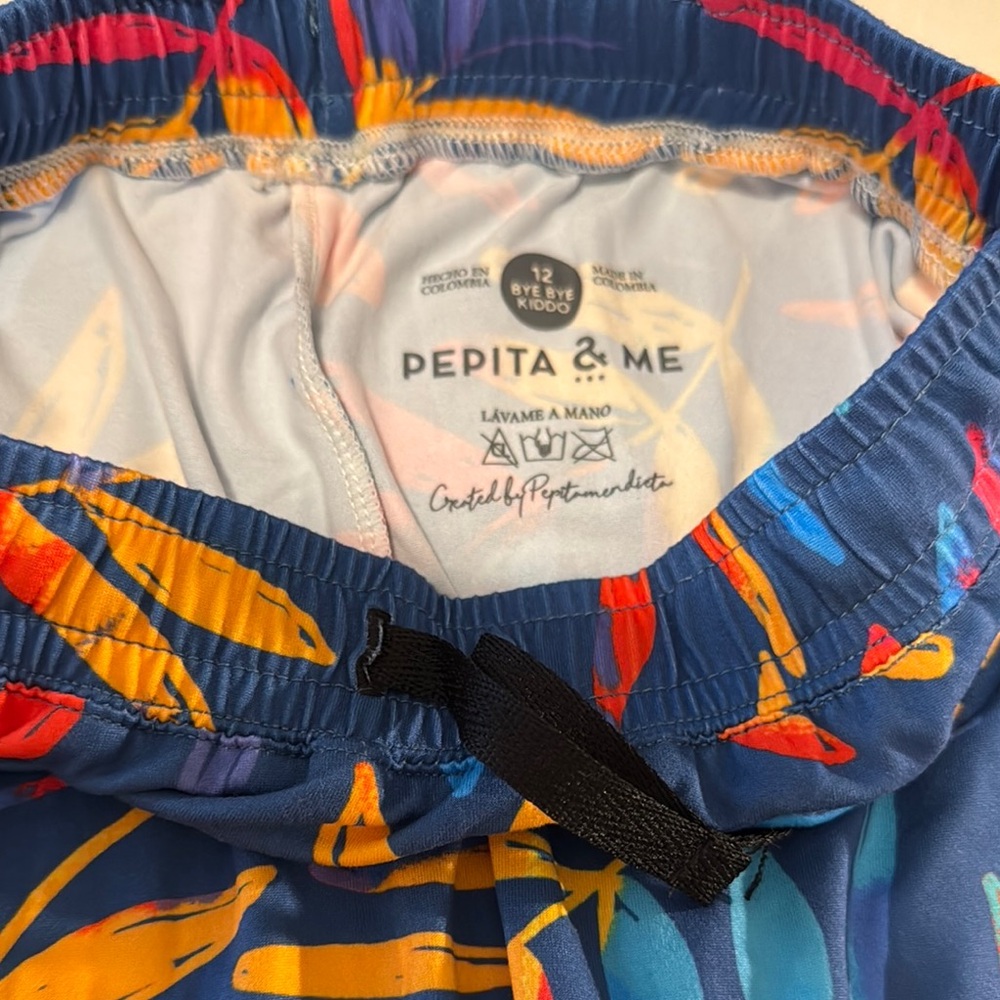 Colorful Leaf Pattern Joggers